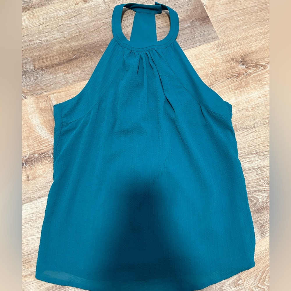 H&M Teal High Neck Tank